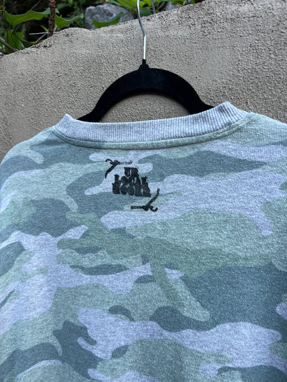 Go See Ethel Cain or the Devil Will Get You - “Time & Tru” Faded Camo Sweatshirt