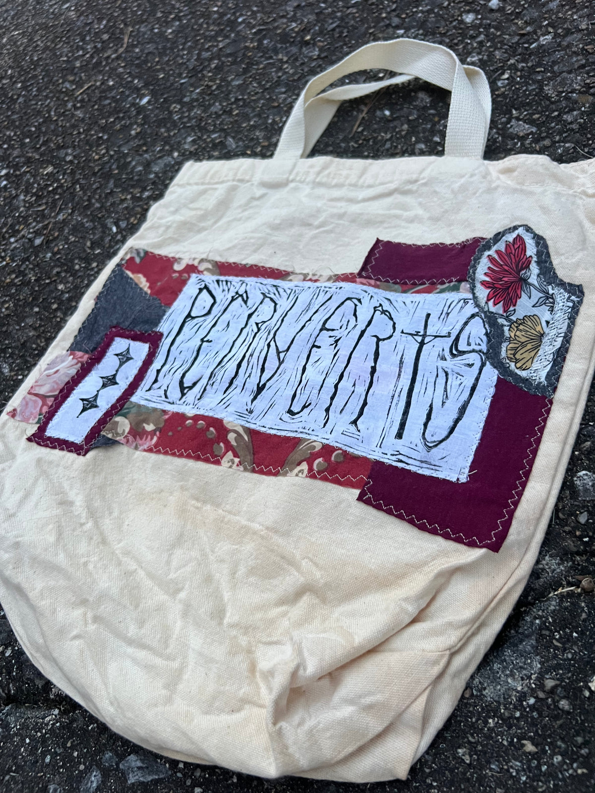 Perverts - Patchwork Canvas Tote Bag