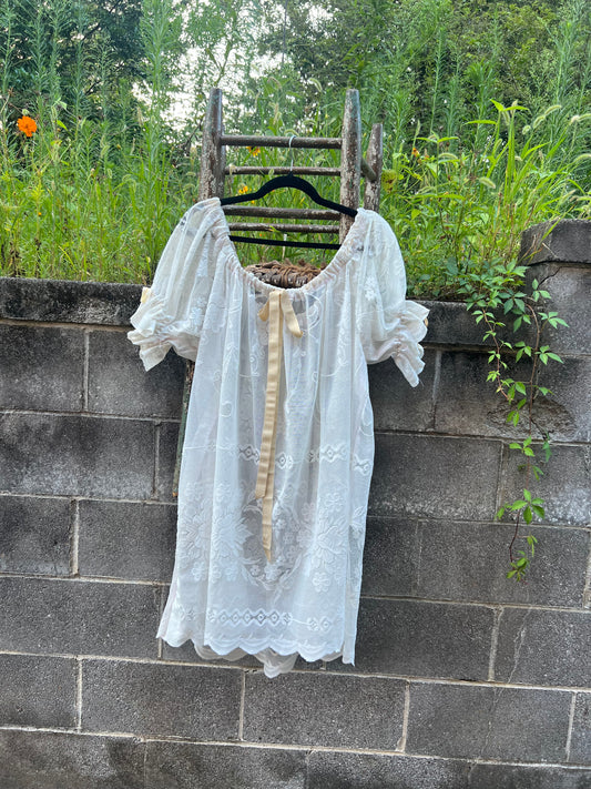 Lace Curtains - Babydoll Dress