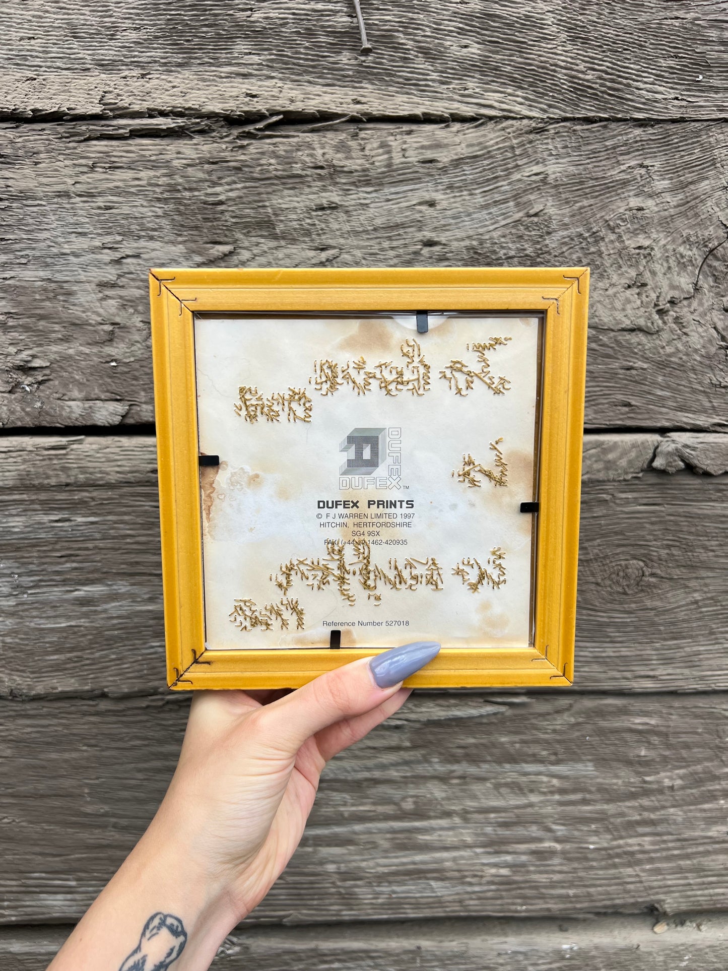 To Love Me is to Suffer Me - Embroidered Vintage Photo