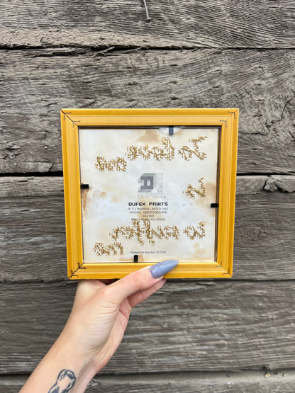 To Love Me is to Suffer Me - Embroidered Vintage Photo