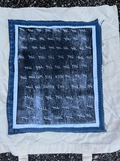 It Has Always Been This Way - Patchwork Canvas Tote Bag