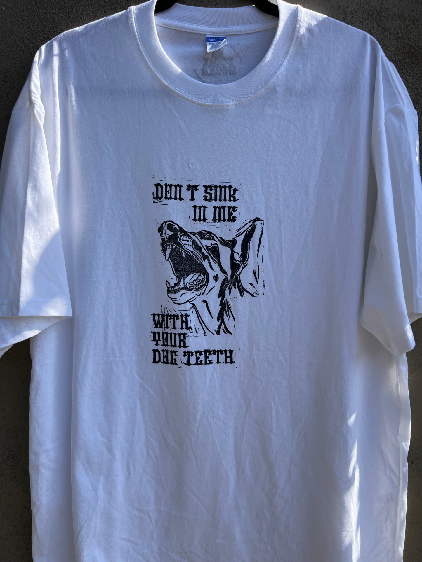 Dog Teeth - White Tshirt