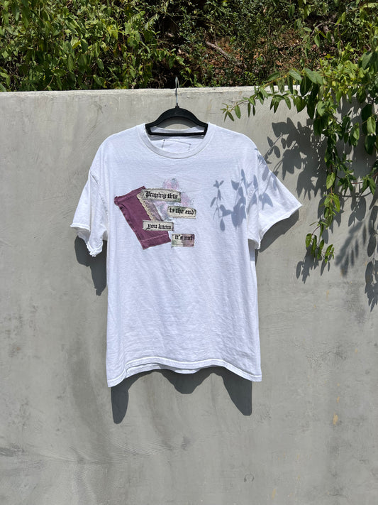 You Know it’s Not - White Tshirt - Vintage