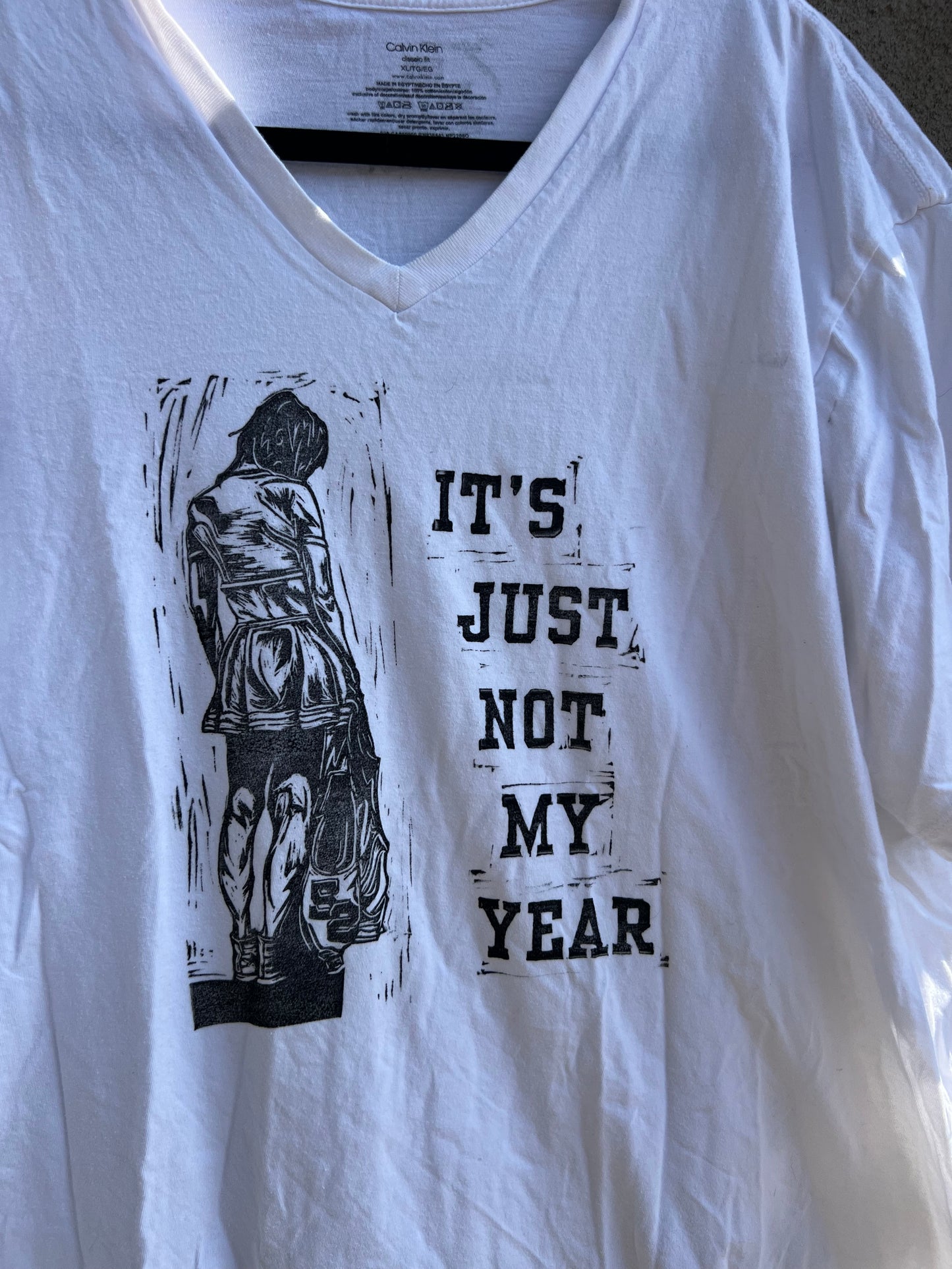 Not My Year - White Tshirt