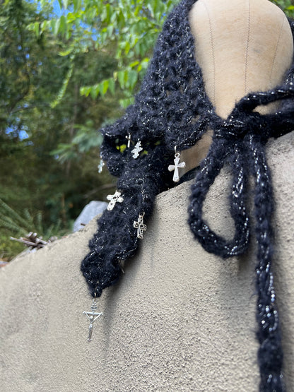 Sacrificial Shroud - Black Mohair