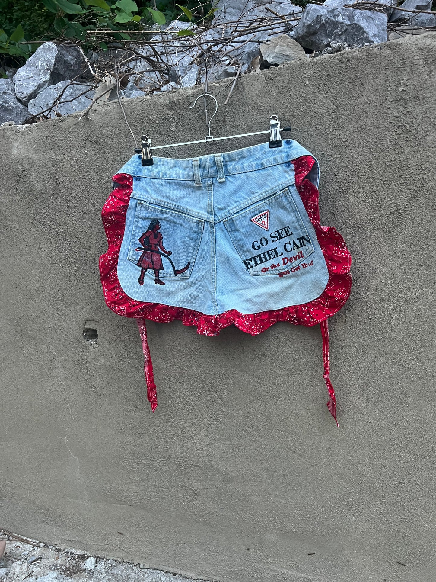 Go See Ethel Cain or the Devil Will Get You - Guess Jeans Apron