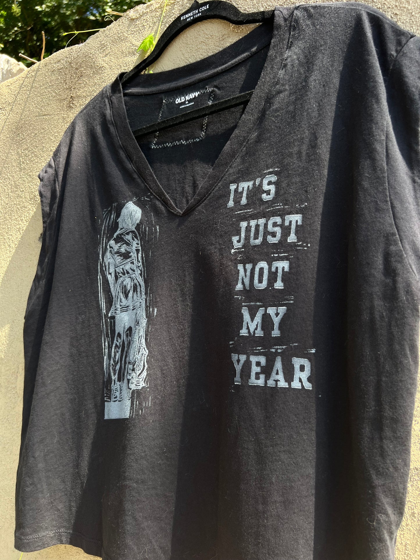 Not My Year - Black Muscle Tee