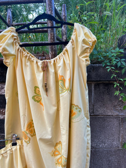 Butter Yellow - Babydoll Dress & Bloomers