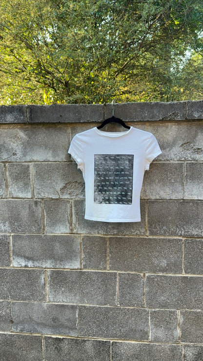 It Has Always Been This Way - White Baby Tee - WF