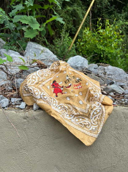 Go See Ethel Cain or the Devil Will Get You - Gold Bandanna