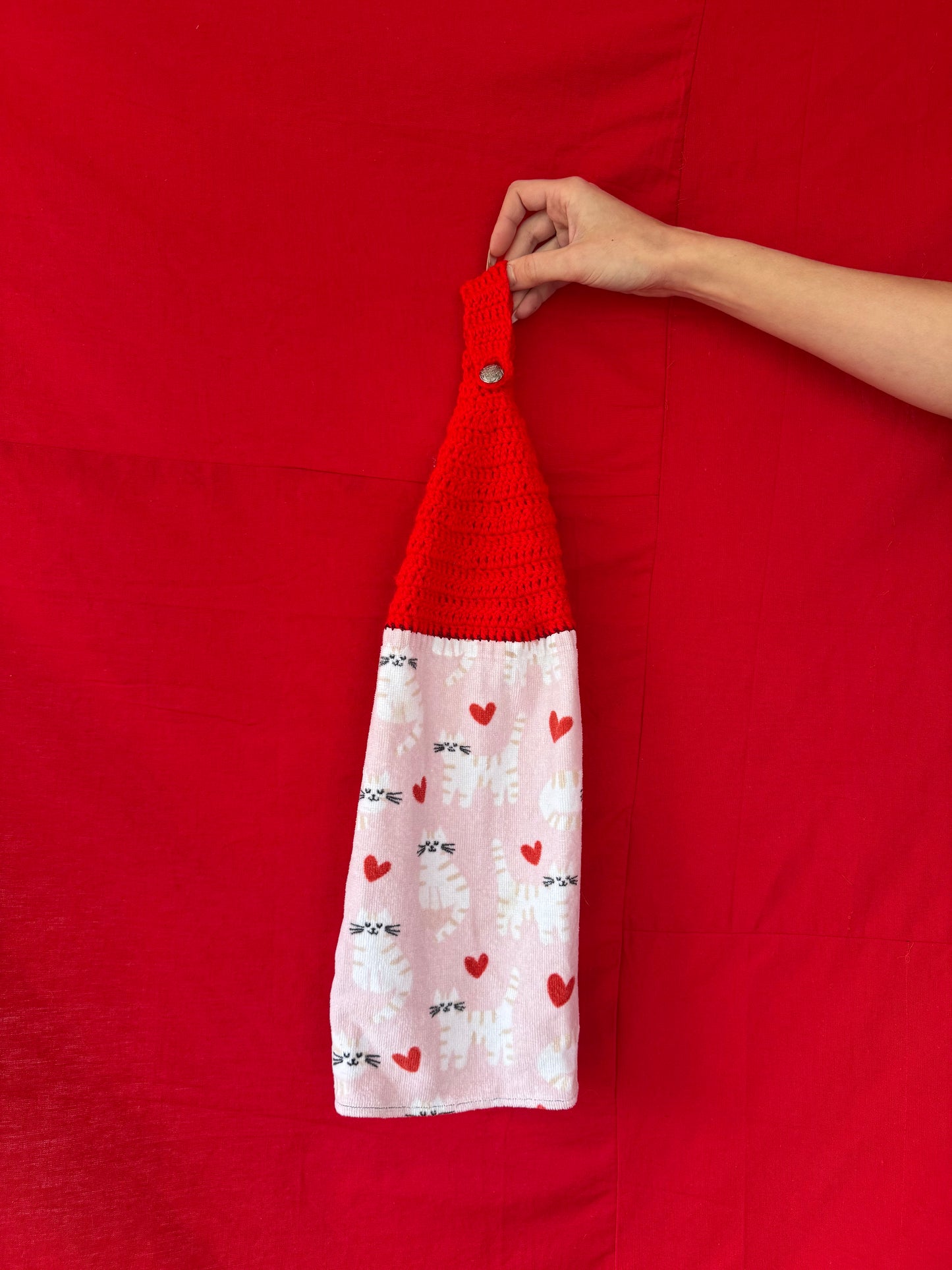 Valentine Pussycat Towel