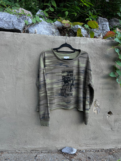 Dog Teeth - Camo Pullover