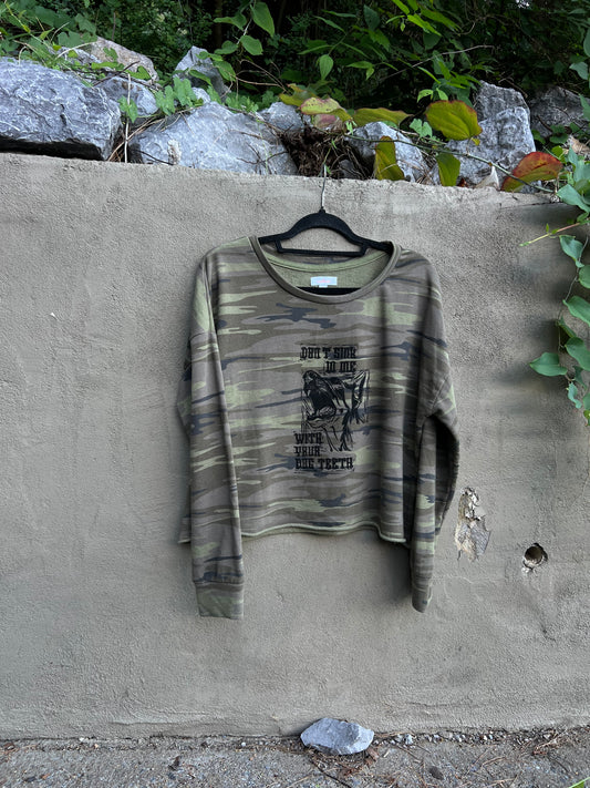 Dog Teeth - Camo Pullover