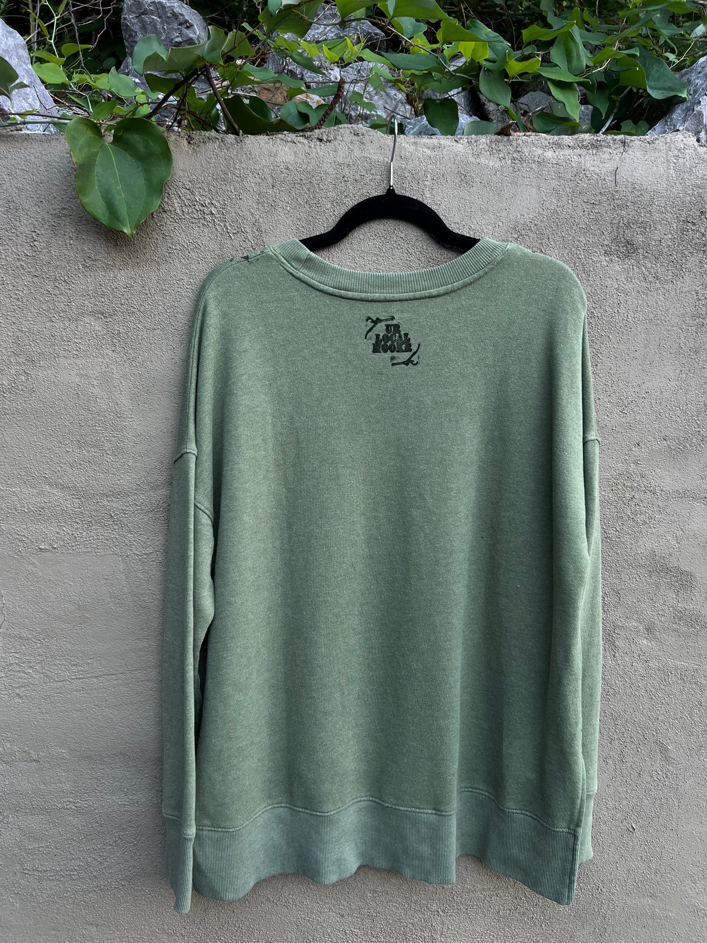 Go See Ethel Cain or the Devil Will Get You - “Time & Tru” Green Sweatshirt