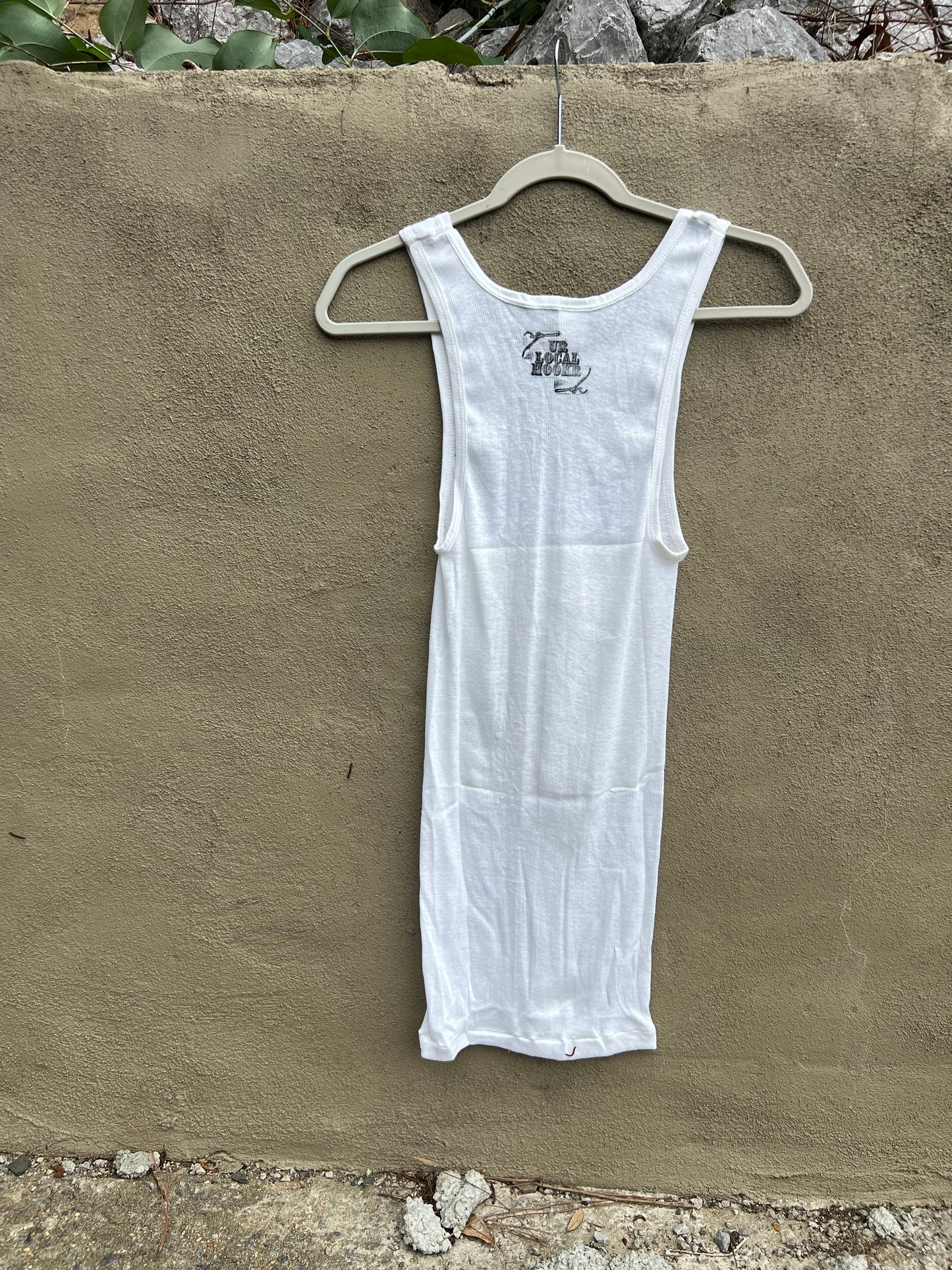 Go See Ethel Cain or the Devil Will Get You - White BVD Tank Top