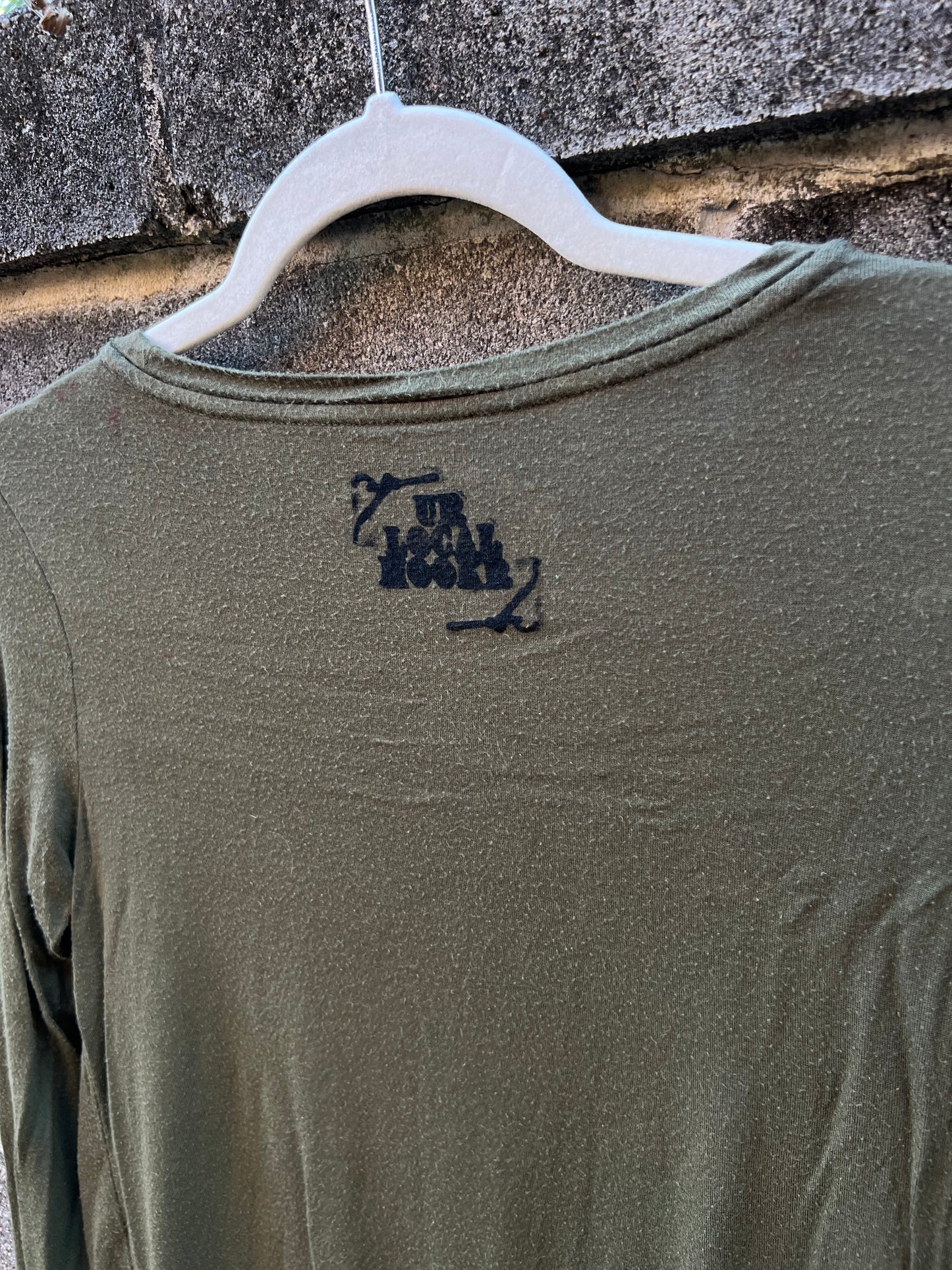 Go See Ethel Cain or the Devil Will Get You - Dark Green Aero Longsleeve Shirt