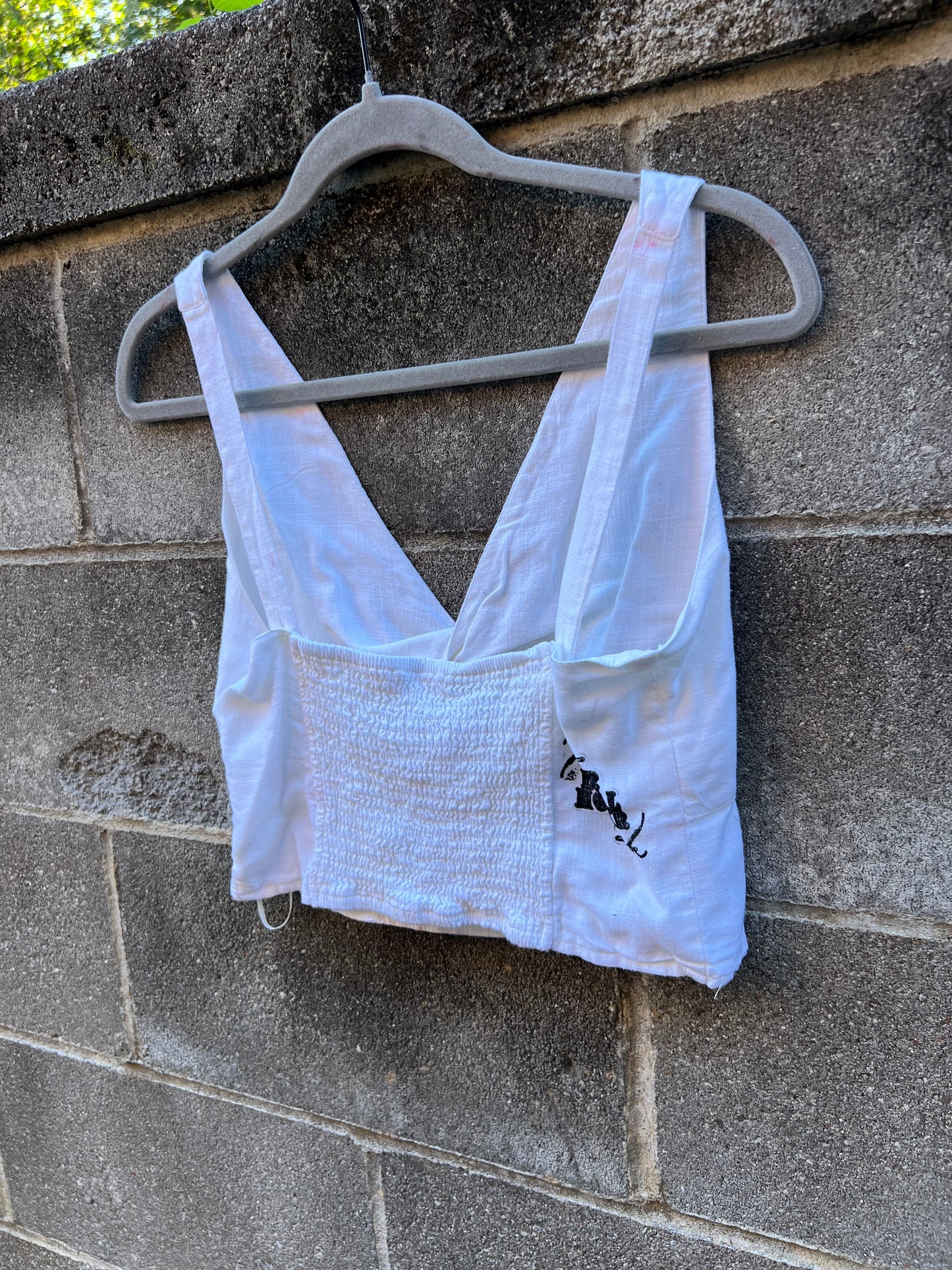 Go See Ethel Cain or the Devil Will Get You -  White Cut Out Tank