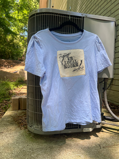 hookr merch - cornflower tshirt