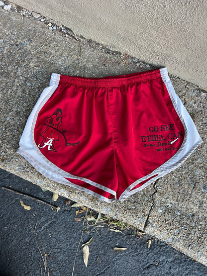 Go See Ethel Cain or the Devil Will Get You - Red Nike Alabama Shorts