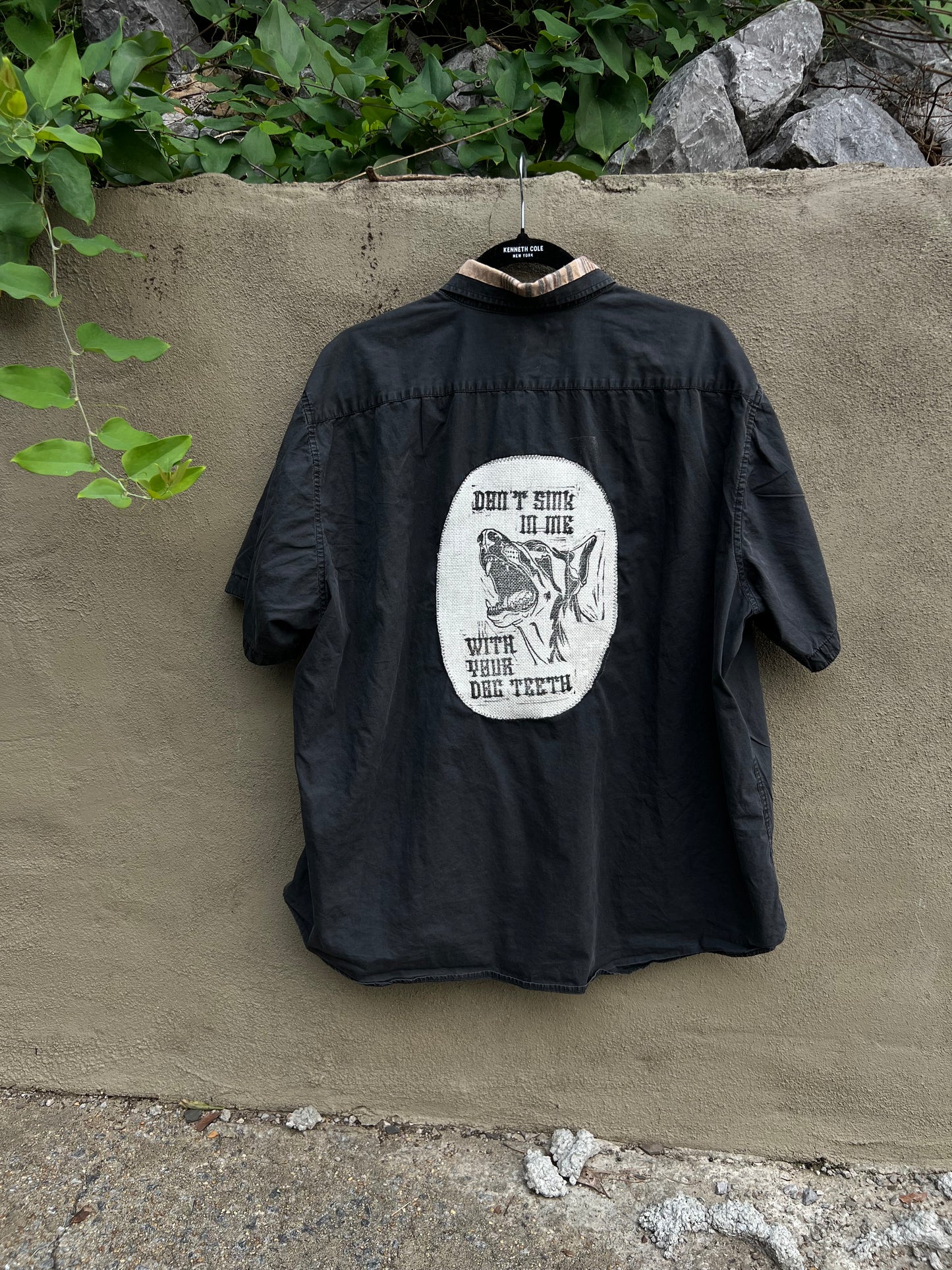 Dog Teeth - Dark Grey Shirt