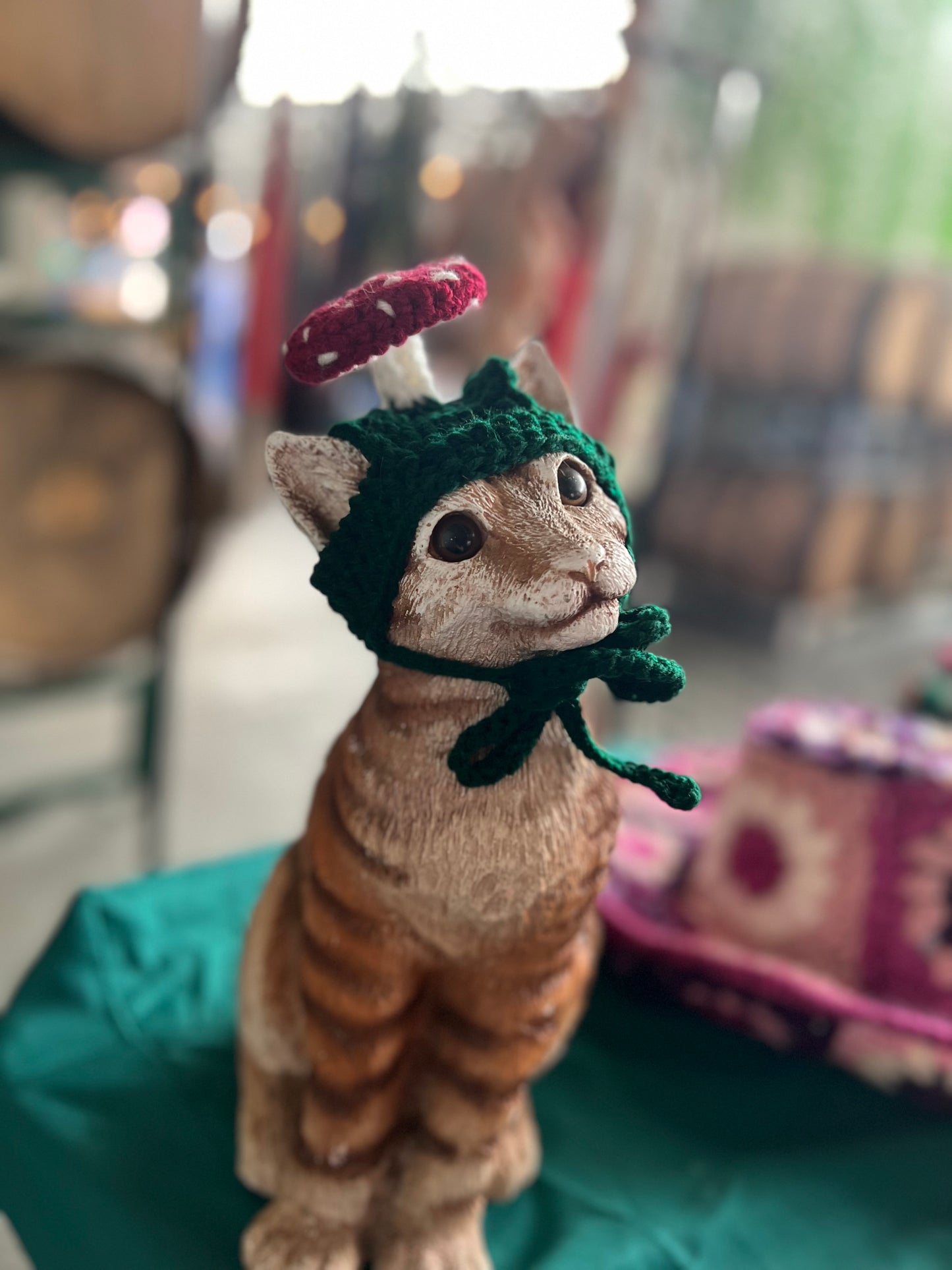 Mushroom Cat Hat