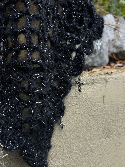 Sacrificial Shroud - Black Mohair