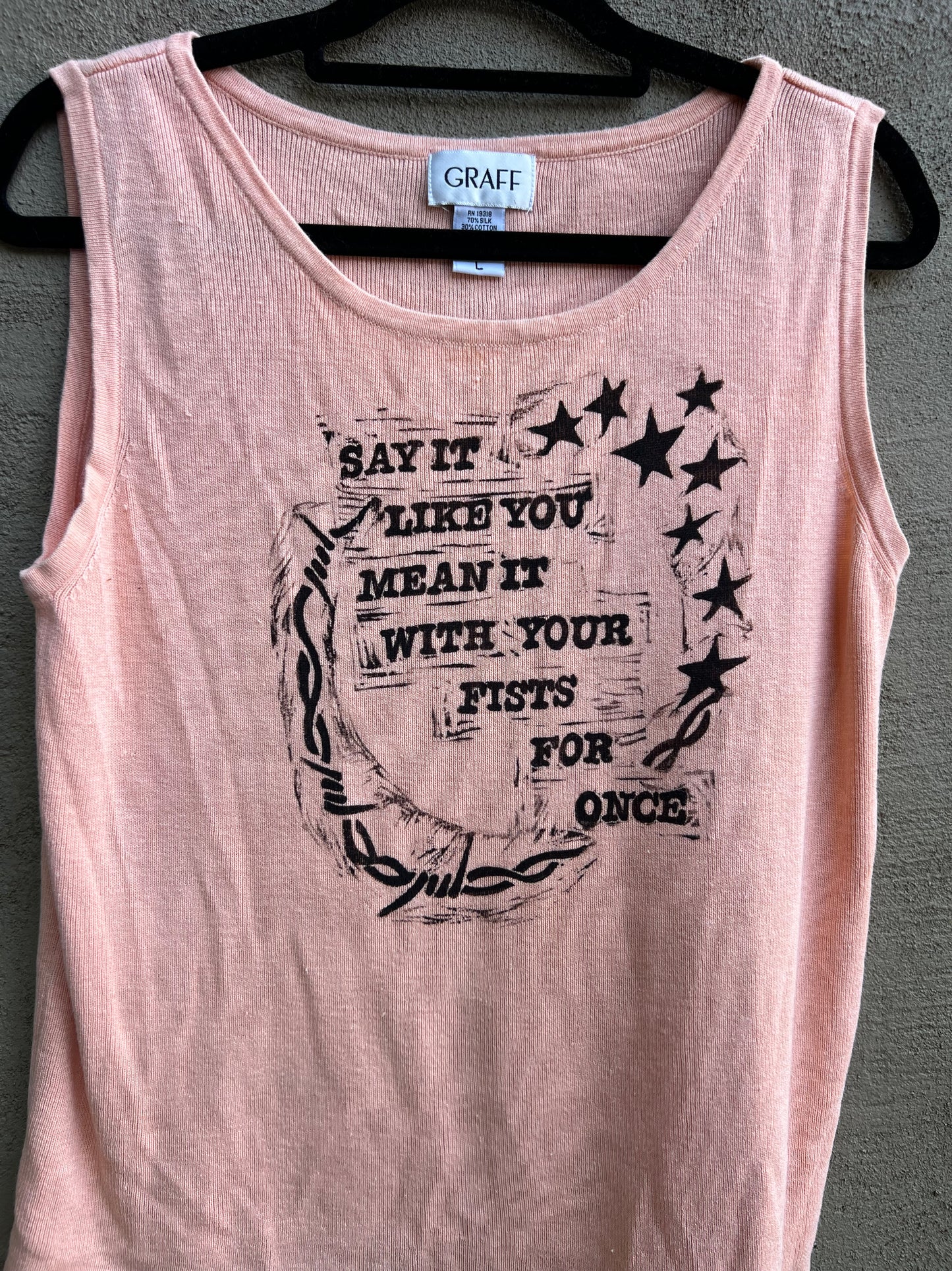 Like You Mean It - Peach Tank Top