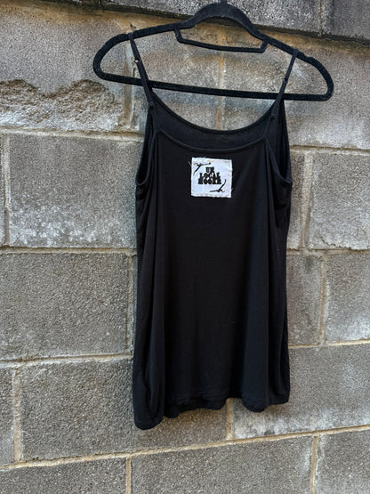 It Has Always Been This Way - Black Tank Top - spaghetti straps