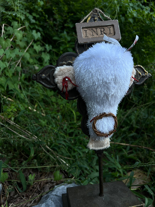 Crucified Webkinz - Vegan Taxidermy