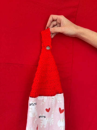 Valentine Pussycat Towel