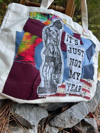 Not My Year - Tote Bag - Bright White