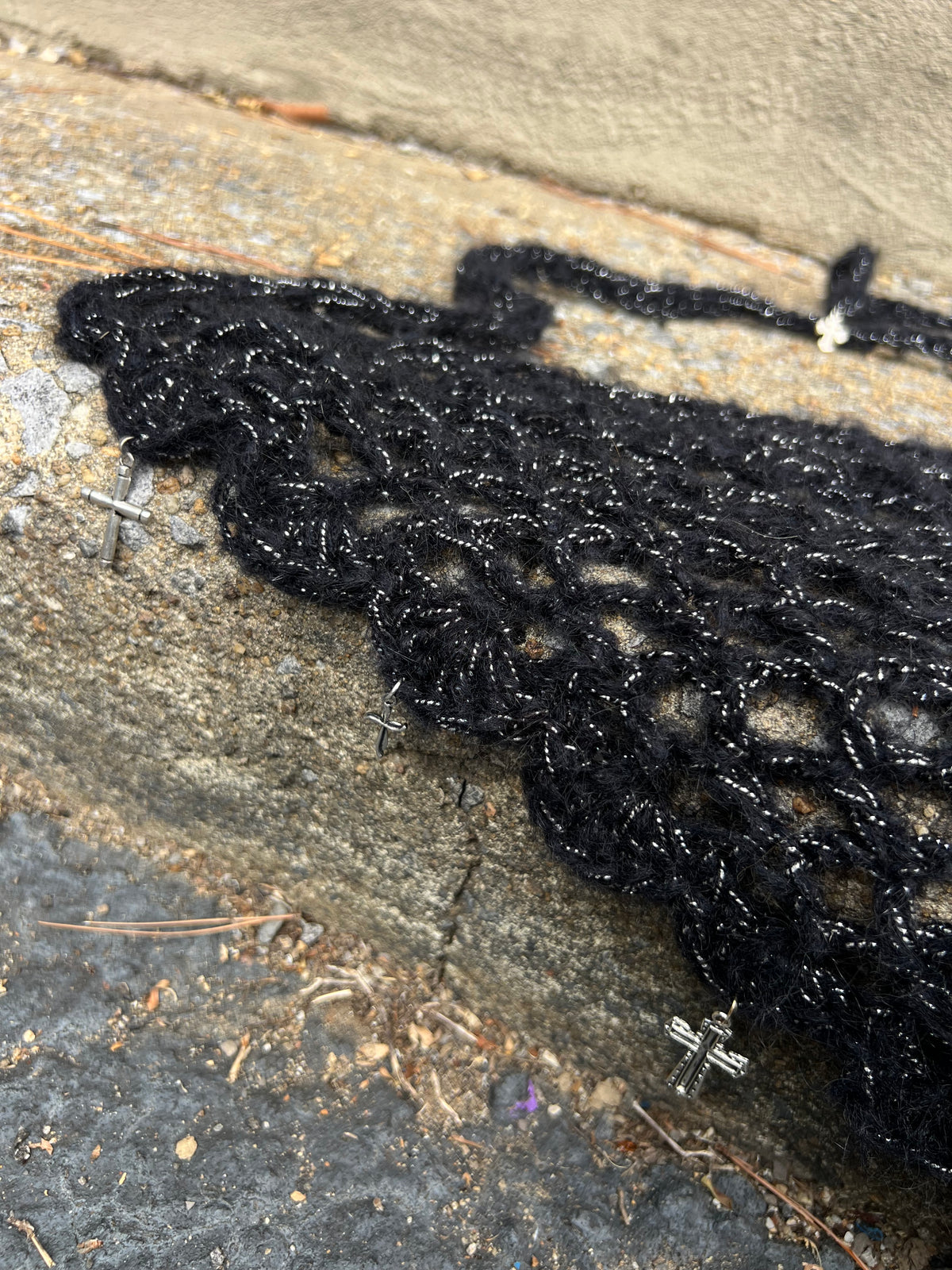 Sacrificial Shroud - Black Mohair