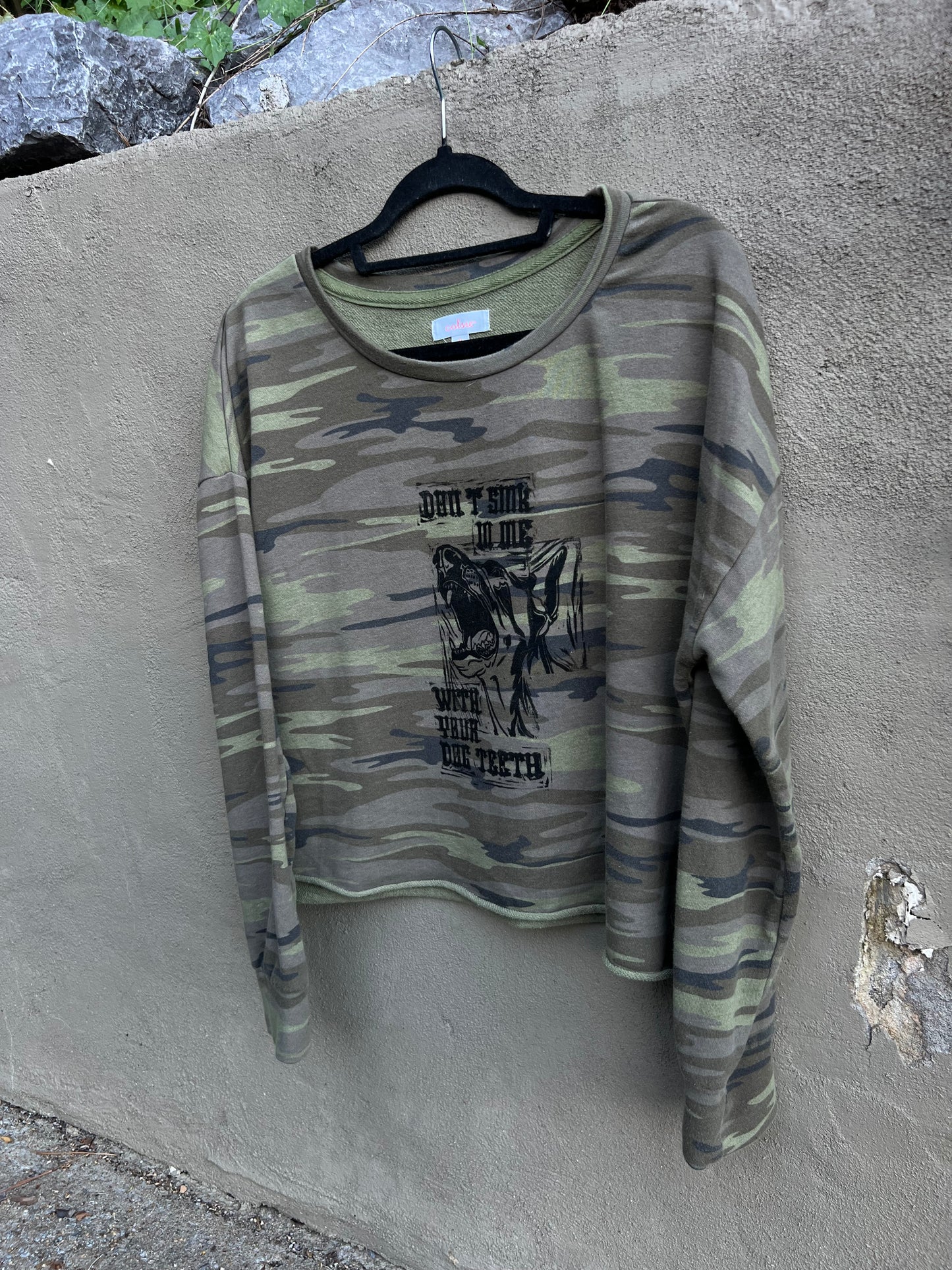 Dog Teeth - Camo Pullover