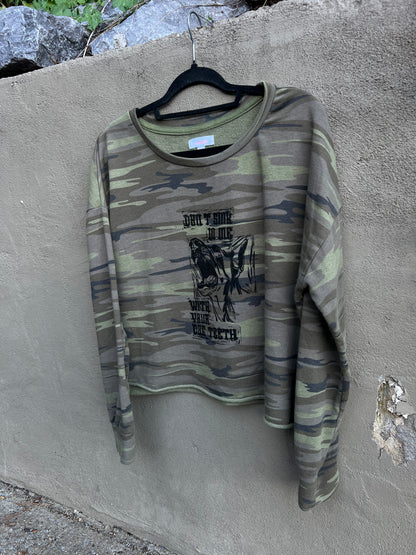 Dog Teeth - Camo Pullover