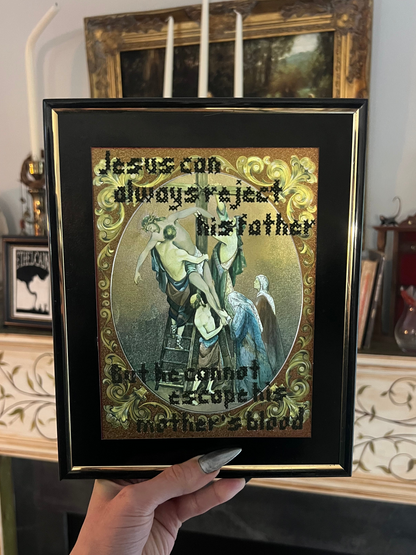 His Mother’s Blood - Embroidery