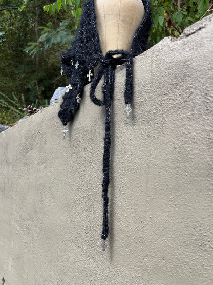 Sacrificial Shroud - Black Mohair