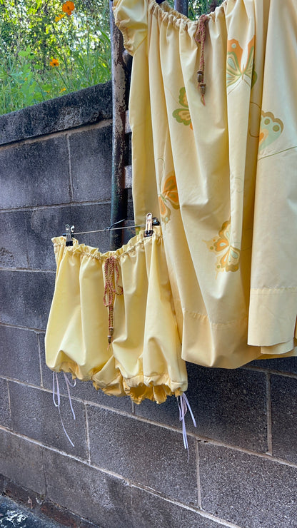 Butter Yellow - Babydoll Dress & Bloomers