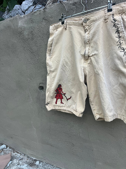 Go See Ethel Cain or the Devil Will Get You - Wrangler Cargo Shorts