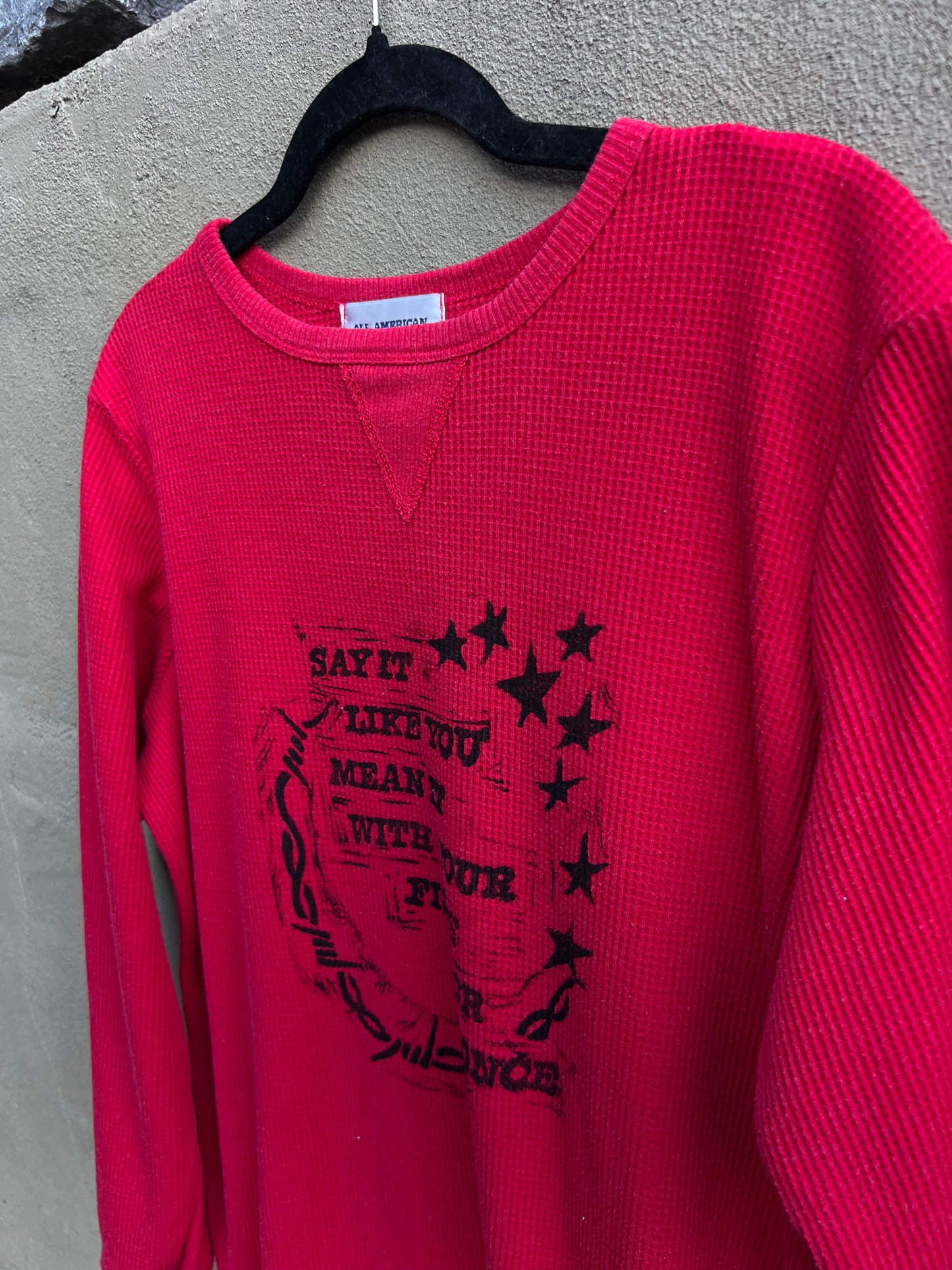 Like You Mean It - Vintage Red Pullover
