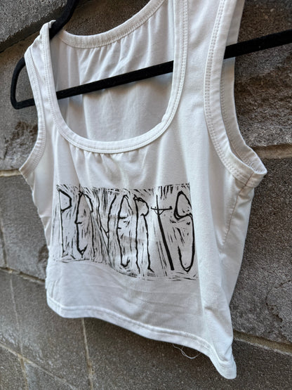 Perverts - White Tank Top