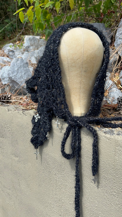 Sacrificial Shroud - Black Mohair