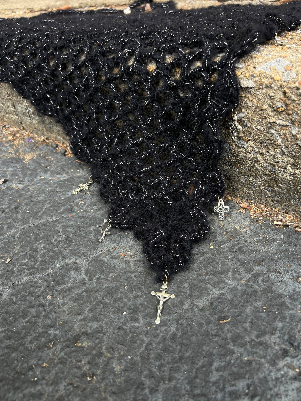 Sacrificial Shroud - Black Mohair