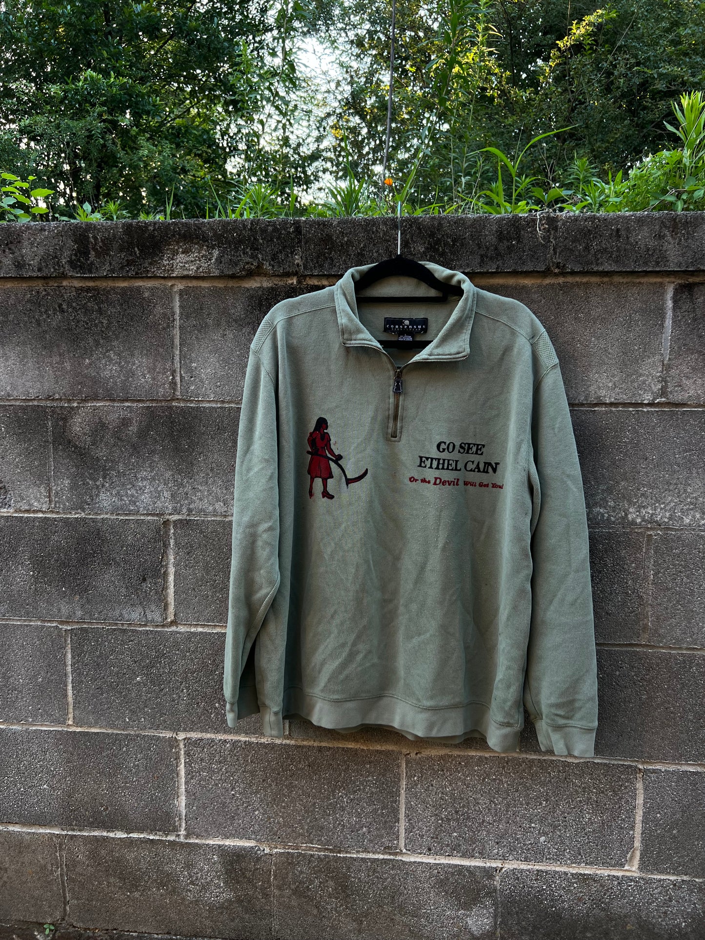 Go See Ethel Cain - Green Consensus Pullover