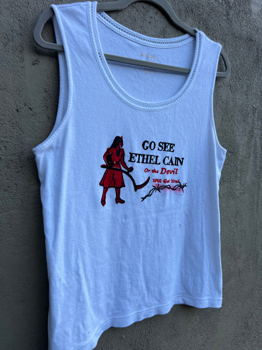 Go See Ethel Cain or the Devil Will Get You - White Stag Tank