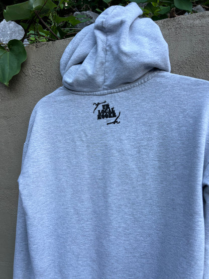 Go See Ethel Cain or the Devil Will Get You - “Time & Tru” Grey Zip-Up Hoodie