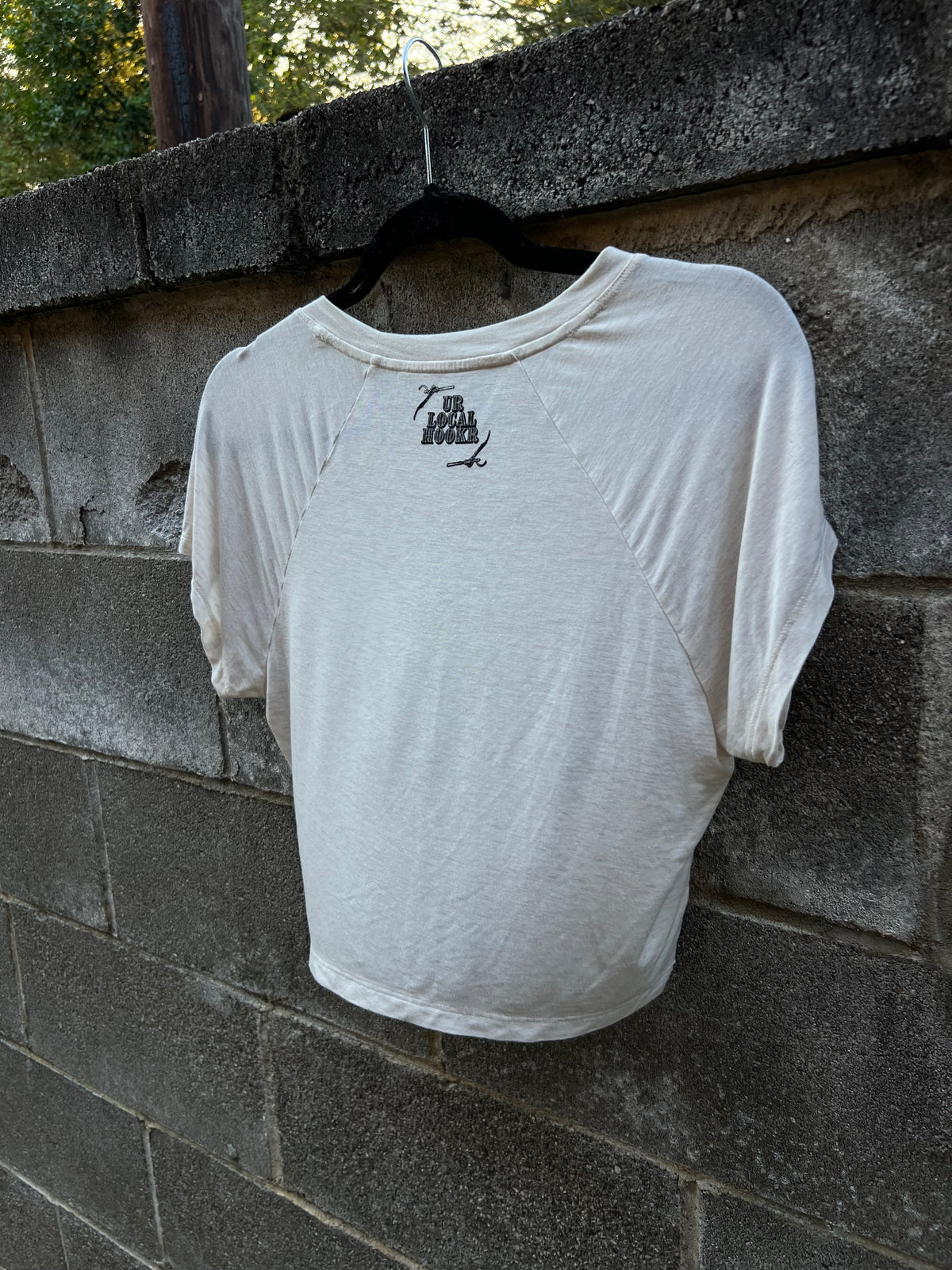Perverts - Cream Cropped Top - OA