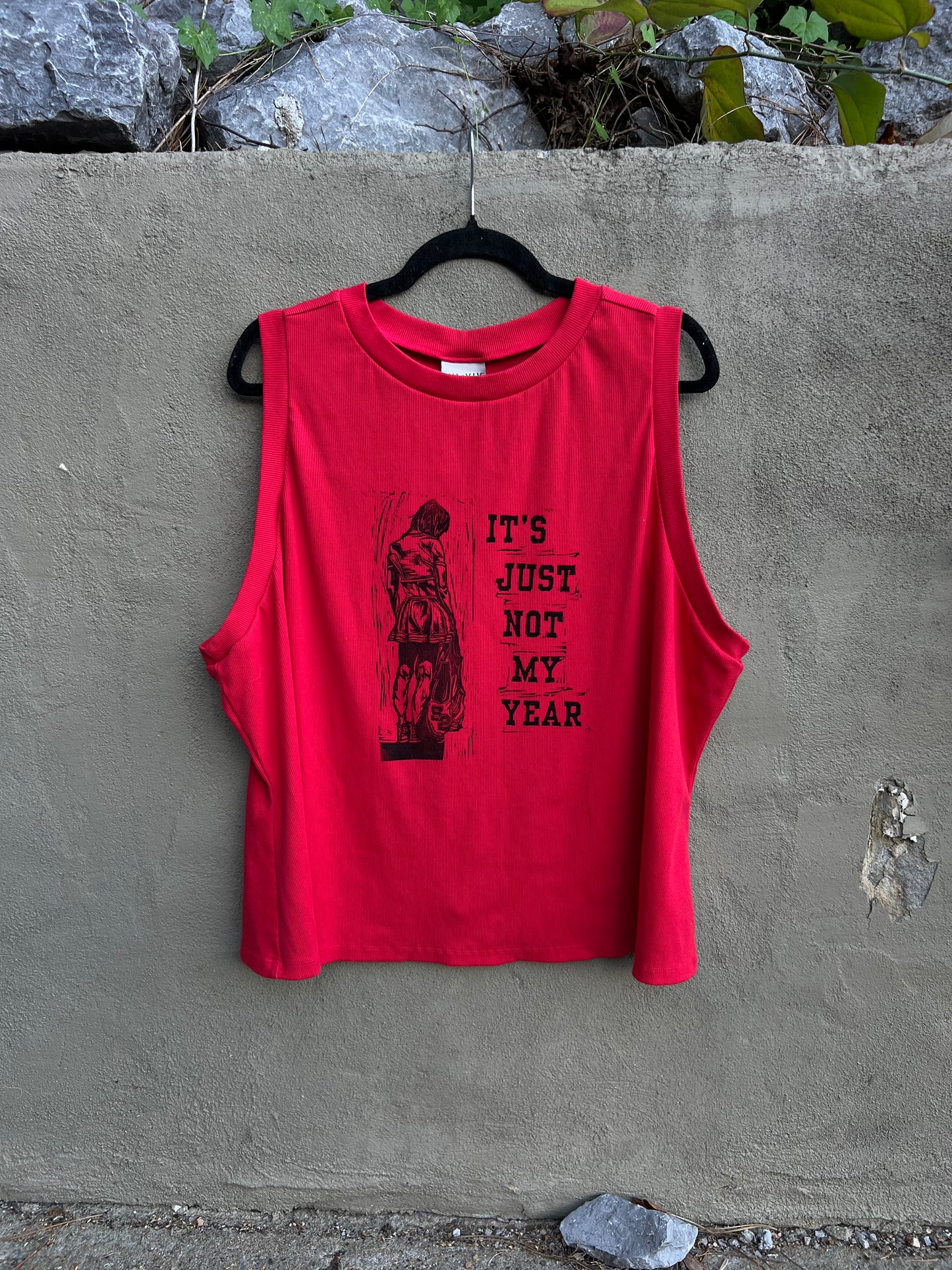 Not My Year - Red Tank Top