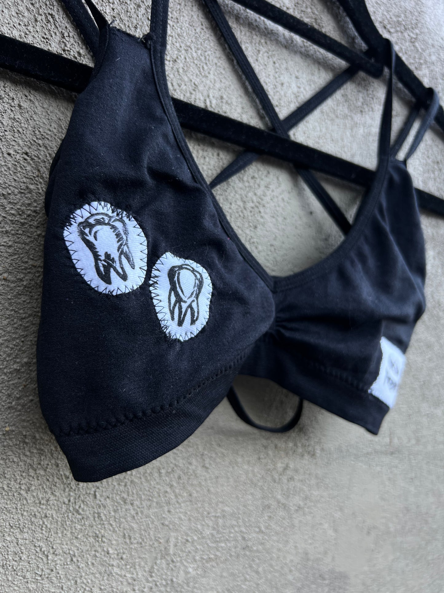 Florida Forever - Black Bralette