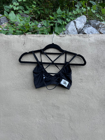 Florida Forever - Black Bralette